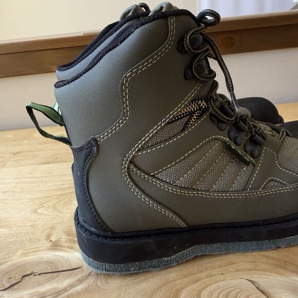 NEYGU BOOTS FELT BOTTOM FLY FISHING WADING BOOT PERFORMANCE SPORTY TECHNICAL M-8 - Picture 6 of 13